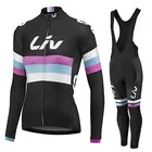 Комплект женской велосипедной одежды LIV, Весенняя дышащая форма для горного велосипеда, велосипедная одежда с длинным рукавом для женщин 2021
