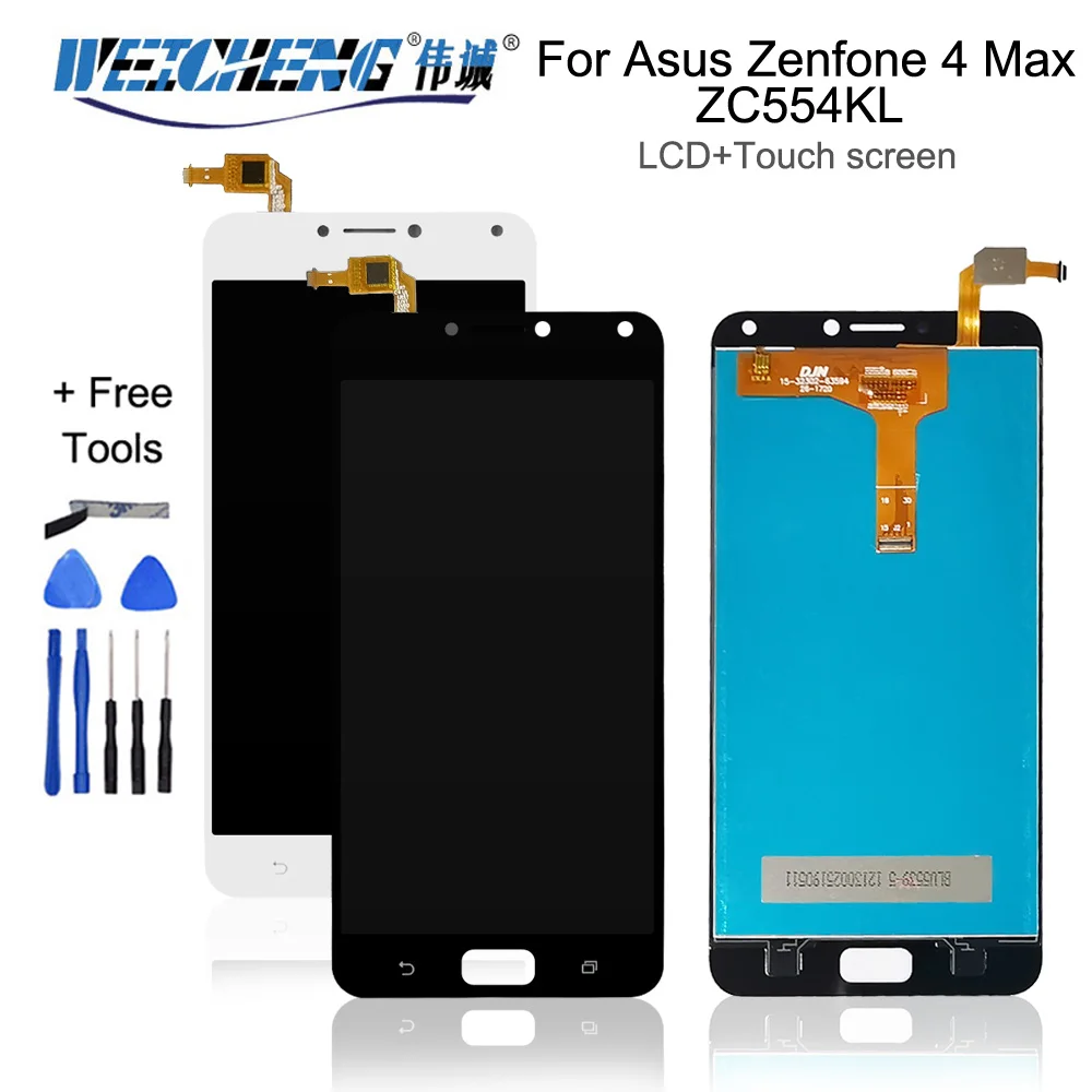 ЖК дисплей и дигитайзер сенсорного экрана в сборе для Asus Zenfone 4 Max ZC554KL 5 дюйма 1920x1080