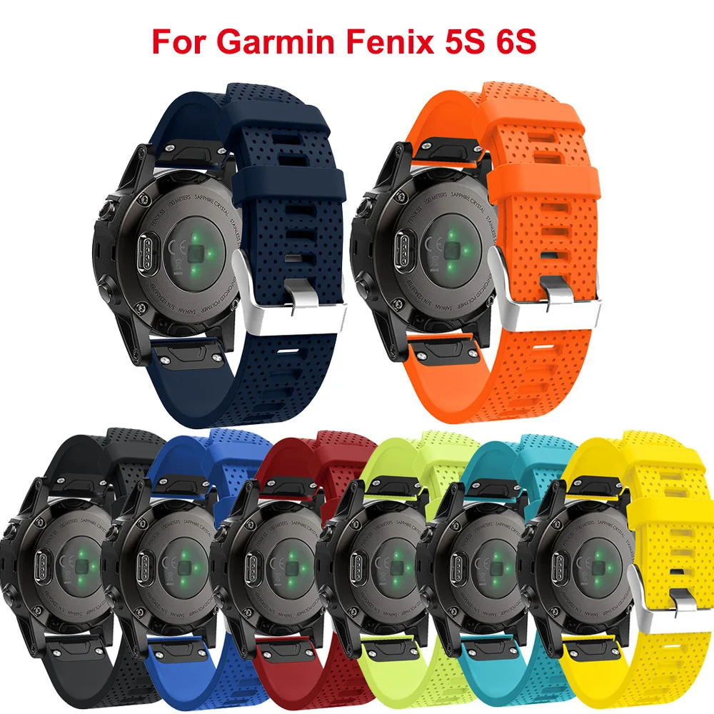 26 мм силиконовый ремешок для часов Ремешок для Garmin Fenix 6X6 6S Pro 5X5 5S Plus 3 3HR браслет для часов легко Fit Quick Release 20 22 мм