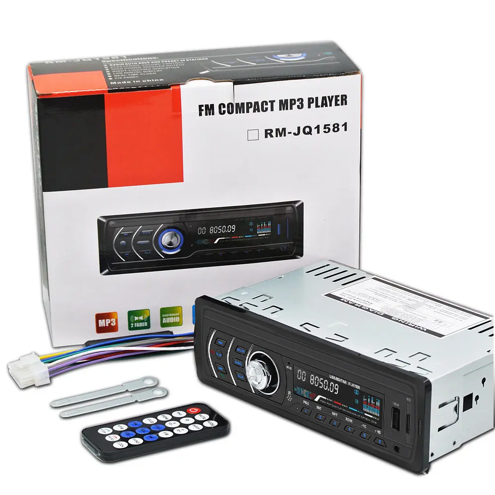 Бесплатная доставка Автомагнитола FM и MP3 4 Bluetooth приемник Aux с USB портом SD картой