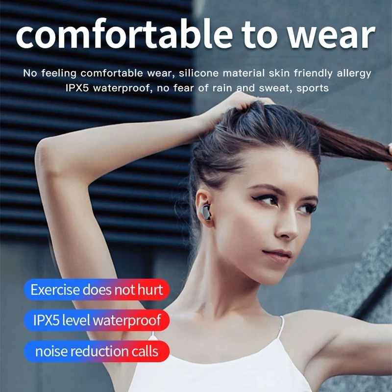 A2S TWS Bluetooth 5 0 гарнитура стерео наушники беспроводные спортивные для смартфона Xiaomi