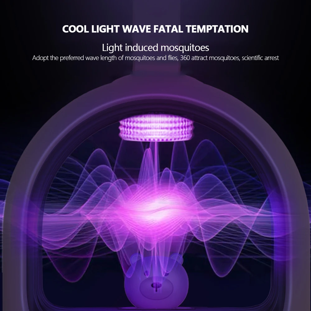 USB-лампа для уничтожения комаров без шума излучения ловушка насекомых лампа