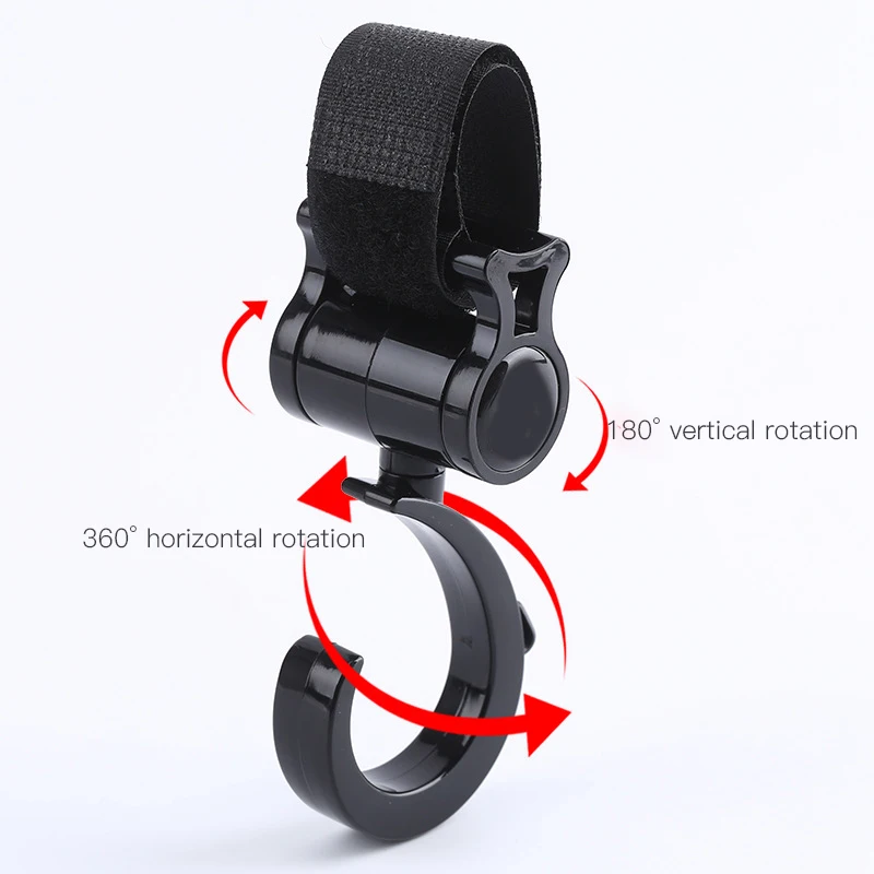 Аксессуары для детской коляски крючки сумка подгузников вращение на 360 градусов