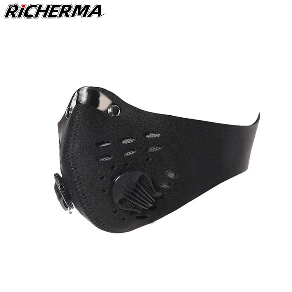 Черная Спортивная маска для велосипеда дышащая Пылезащитная Военная лица