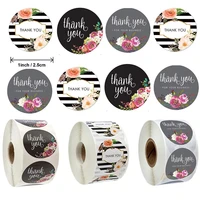 500 pcs thank you stickers seal labels flower color wedding party envelopes seal gift box diy label stickers