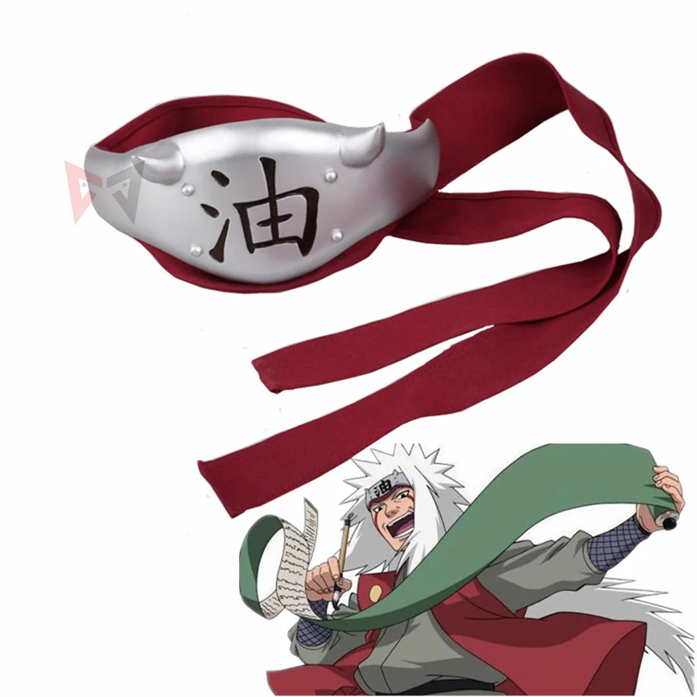 Головной убор Athemis Jiraiya красный аксессуар для костюма унисекс игвечерние на