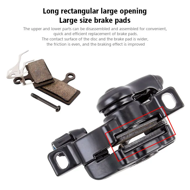 Велосипедный дисковый тормозной суппорт из алюминиевого сплава F160/R140/F180/R160 MTB