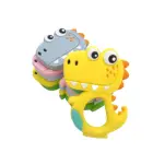 Chenkai 50 шт., силиконовый динозавр, планшетофон, милый мультяшный прорезыватель, не содержит Бисфенол А, для самостоятельной сборки детских игрушек