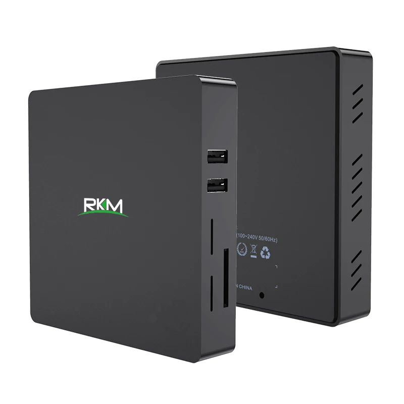 ТВ бокс RKM MK36T PLUS Win10 Z8350 4 Гб ОЗУ 64 ПЗУ eMMC двухдиапазонный WIFI 802.11Bluetooth4. 0 USB3.0 [MK36T