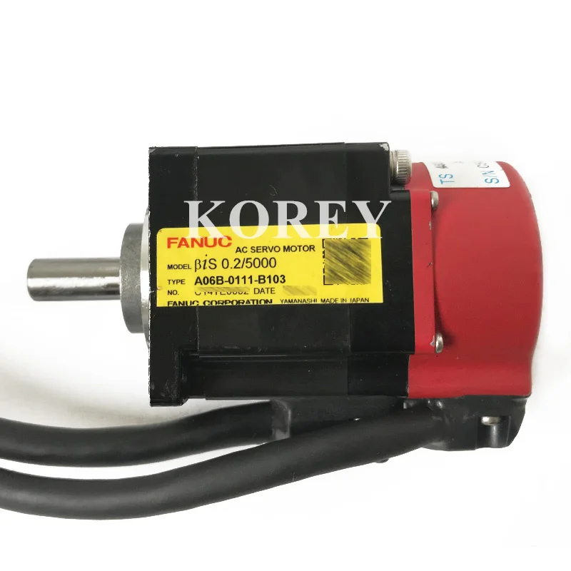 Для FANUC AC Серводвигатель для робота с маленьким сервоприводом A06B-0111-B103 0 2/5000 в