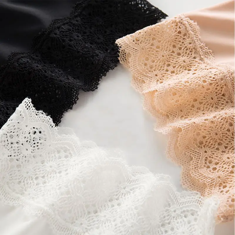 Women Ultra Thin Seamless Lace Safety Pants Ladies Underwear Mid-Waist Plus Size Panties Shorts Boxer Brief | Женская одежда