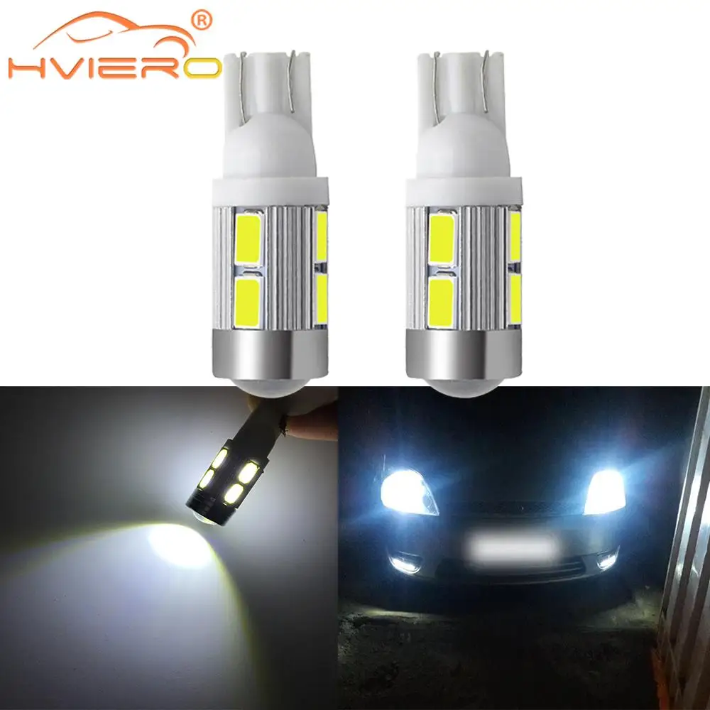 2X T10 W5W 194 168 DC 12v парковочная автомобильная лампа авто Led резервный сигнал поворота