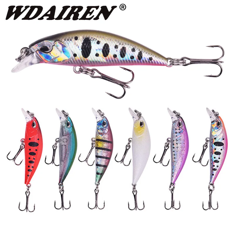 

1pcs Fishing Lure Sinking Small Minnow Vib Wobbler Baits Artificial Hard Bait for Bass Perch Pike Crankbaits Jerkbait Tackle​