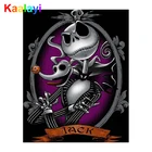 Алмазная 5D картина сделай сам, картина с Джеком кошмаром перед рождеством, полноразмерная, круглая, мозаика для вышивки крестиком, Декор, подарок zs314