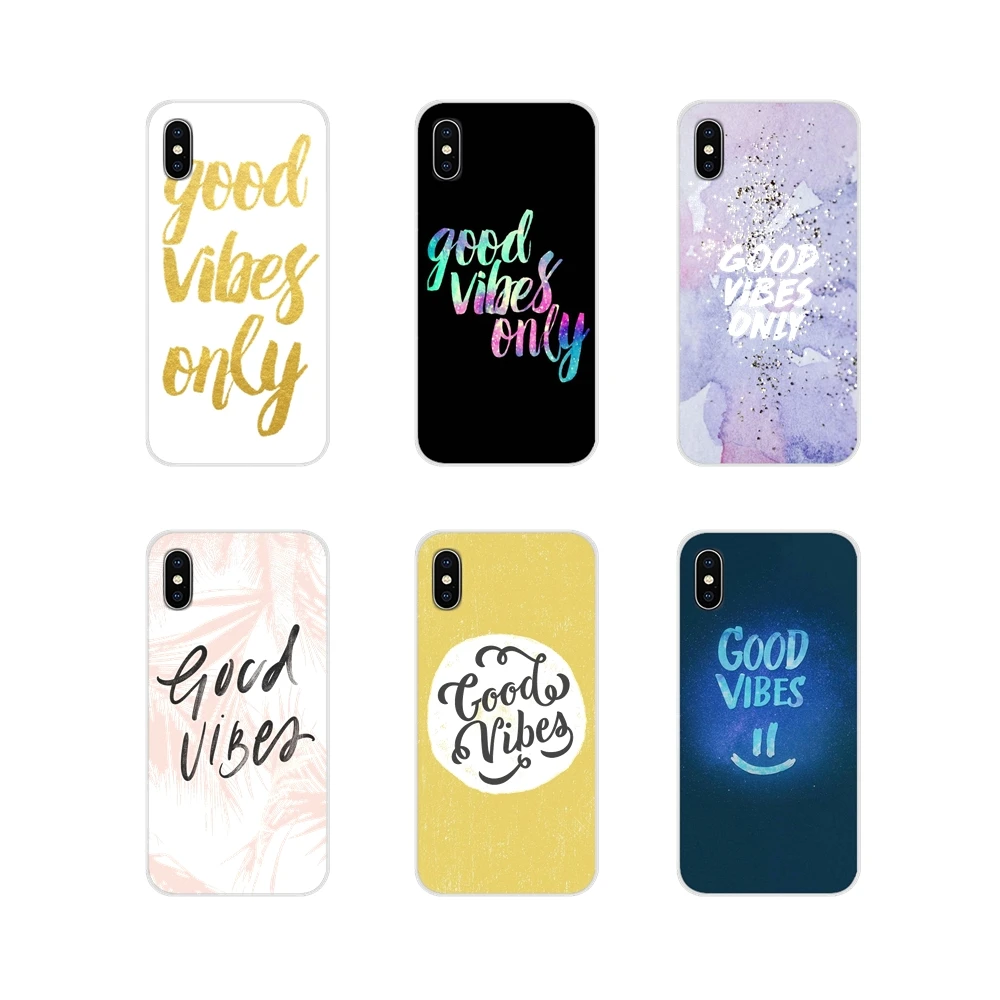 Аксессуары чехлы для телефонов кавычки good vibes Только Samsung Galaxy J1 J2 J3 J4 J5 J6 J7 J8 Plus 2018