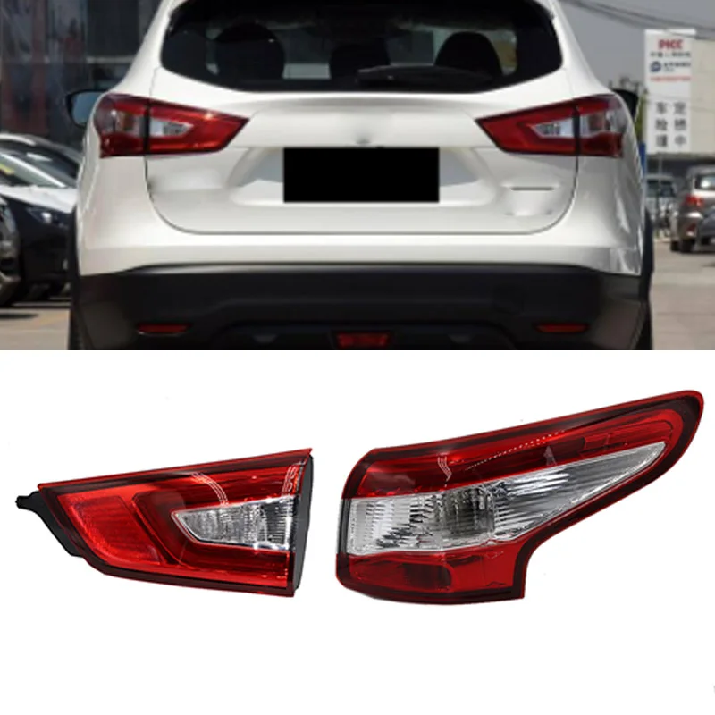 1 шт. задний стоп сигнал светильник хвост для Nissan Qashqai 2016 2017 2018 фонарь taillamp