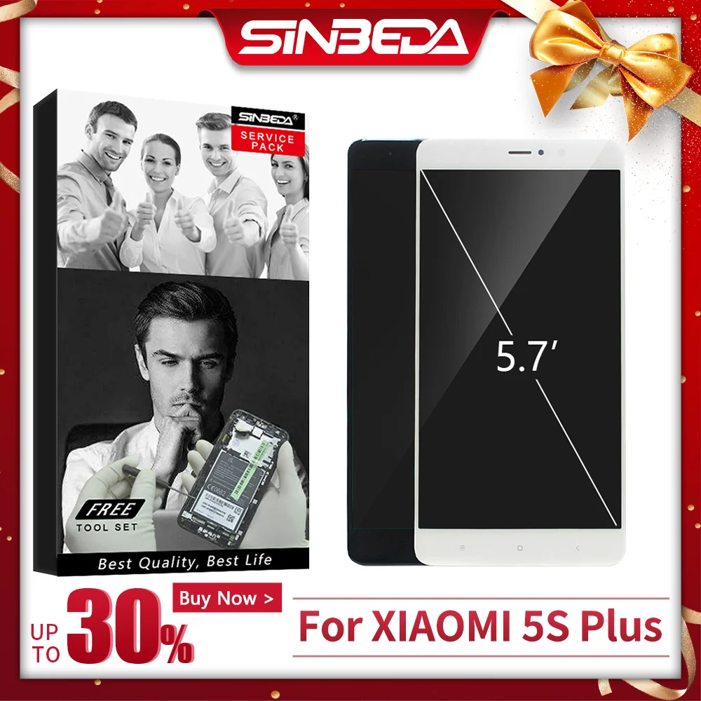 5 7 &quotЖК дисплей с рамкой для XIAOMI MI дигитайзер сенсорного экрана Xiaomi Plus MI5S ЖК экран