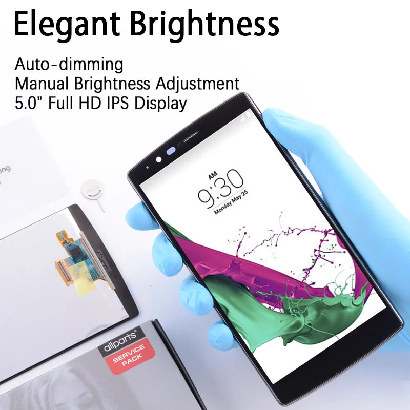 100% протестированный оригинал для Lg G4 H815 H818 ЖК дисплей с кодирующий