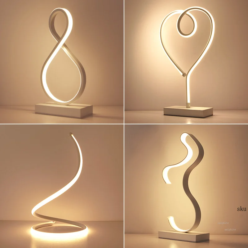 

Modern Loft Desk Lamp Bedroom Bedside Creative Romantic Home Decor Table Lamp Living Room Styling Reading Luminaria Escritorio