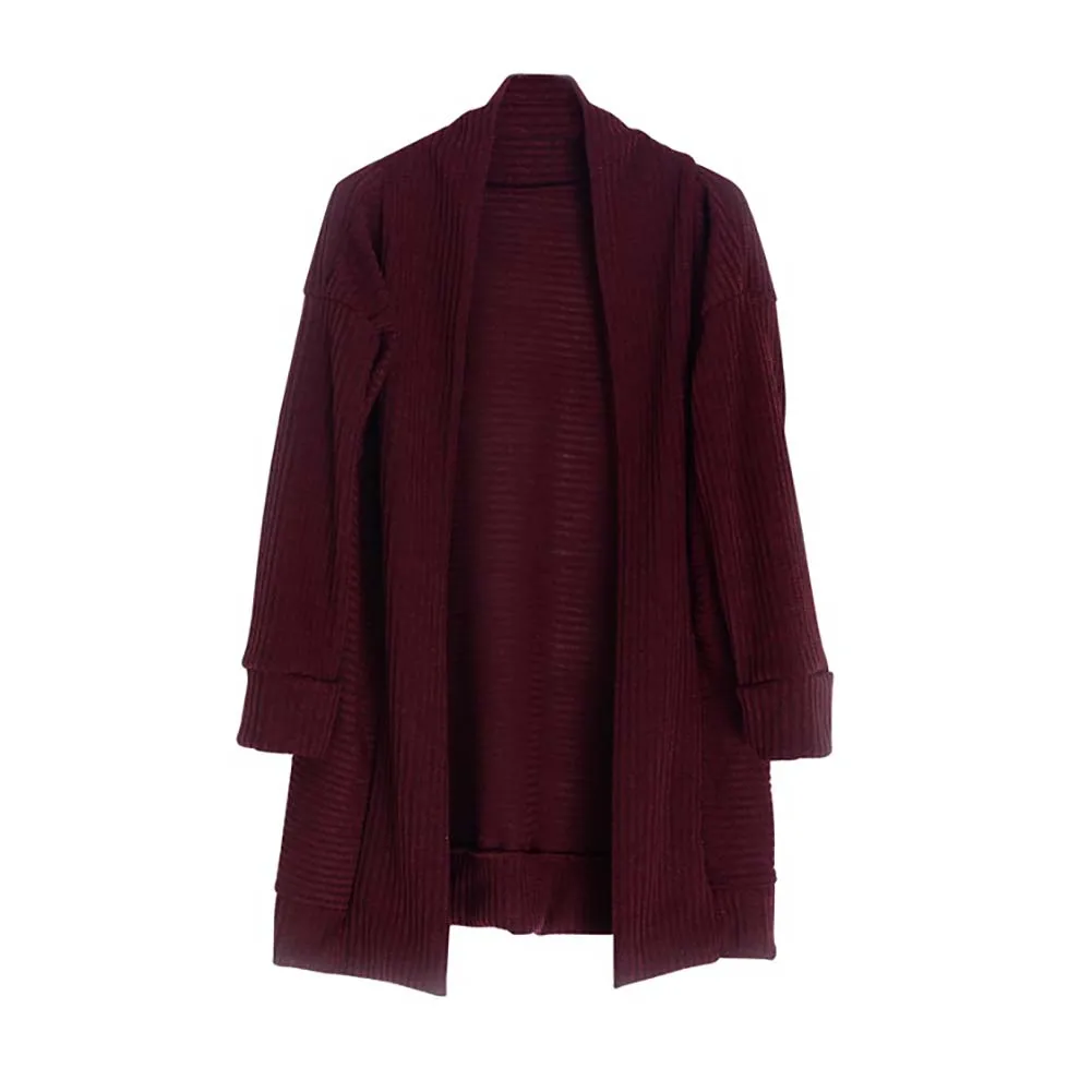 Su&eacute;ter de invierno para ni&ntilde;as, c&aacute;rdigan de punto de manga larga, Tops de punto para ni&ntilde;as, Color caqui/rojo vino, 2-7 a&ntilde;os-1