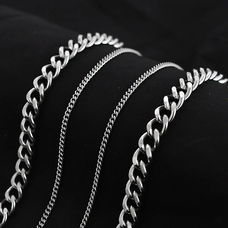 

Fashion double necklace female hip hop clavicle chain wild simple sweater chain hot sale