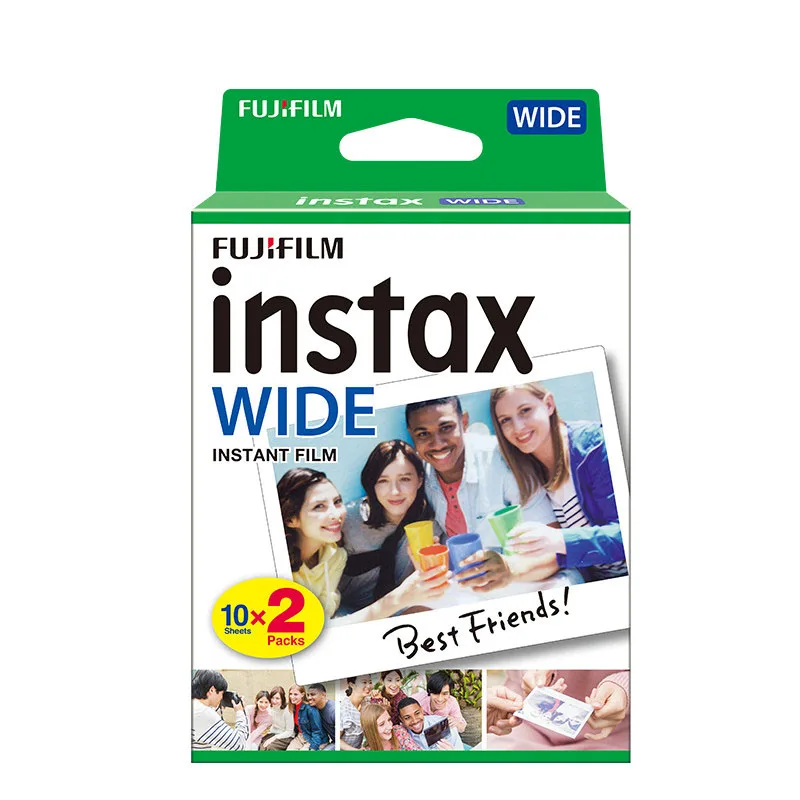 Оригинальный Fuji Instax Wide Фотобумага Polaroid 5 дюймов широкоформатный Wide300