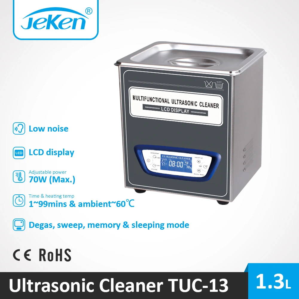 Многофункциональный Ультразвуковой очиститель TUC 13 с ЖК дисплеем цифровой