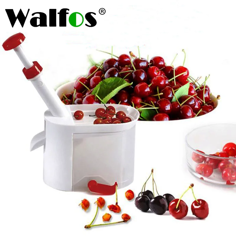 WALFOS Cherry Pitter Remover Machine Fruit Olive Core Seed Nuclear Remover Kitchen Accessories Gadgets