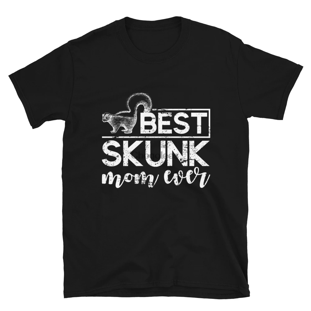 Лучшая футболка Skunk Mom Ever Gift с коротким рукавом в стиле унисекс | Футболки на заказ