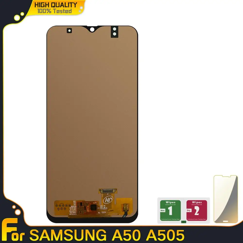 Для Samsung Galaxy A50 SM A505FN/DS A505F/DS A505 ЖК дисплей с сенсорным экраном дигитайзер в сборе
