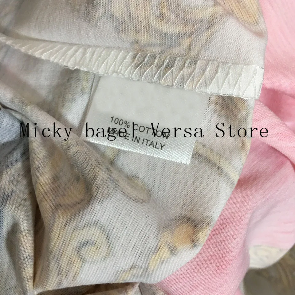 

2021 luxury design retro printing fashion women's half sleeve top temperament versatile slim short sleeve casual graphic T-shirt