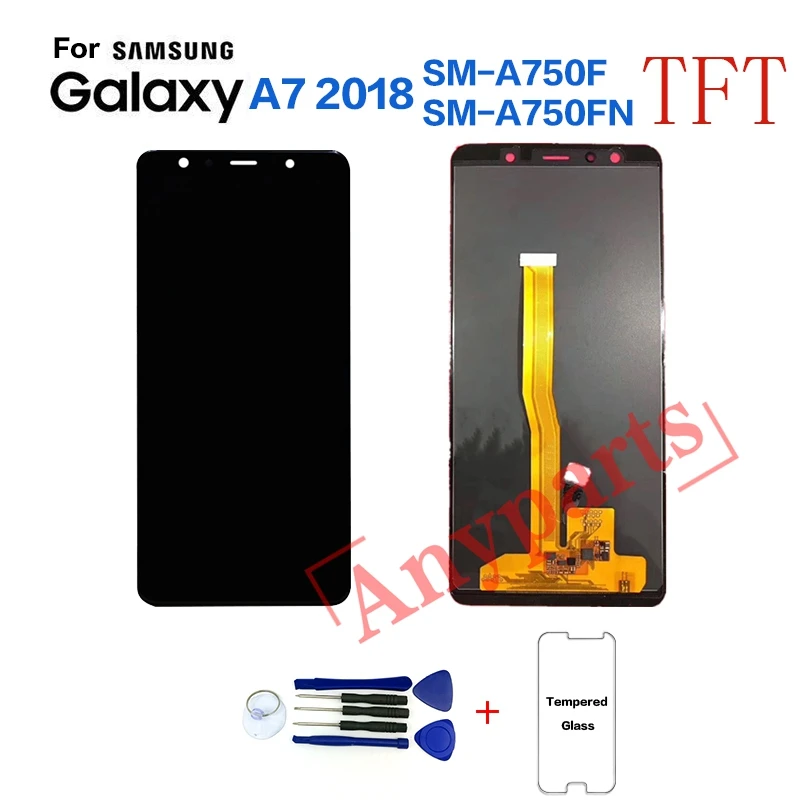 ЖК экран для Samsung A7 2018 A750 сменный A750FN экран|Экраны мобильных телефонов| |