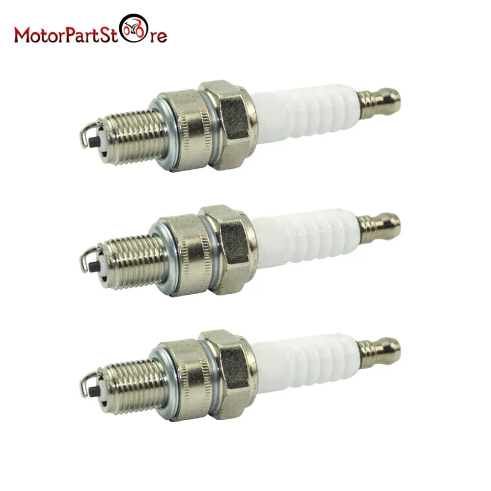 

3pcs Performance A7TC Spark Plug For GY6 50cc 70cc 90cc 110cc 125cc 150cc ATV Dirt Bike Go Kart Moped Quad TaoTao Buyang