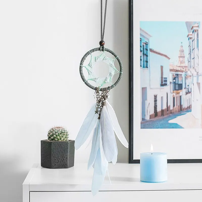 

Original Car Pendant Creative Car Accessories Feather Pendant Hanging Decorations Gift Beautiful and Warm Dream Goods