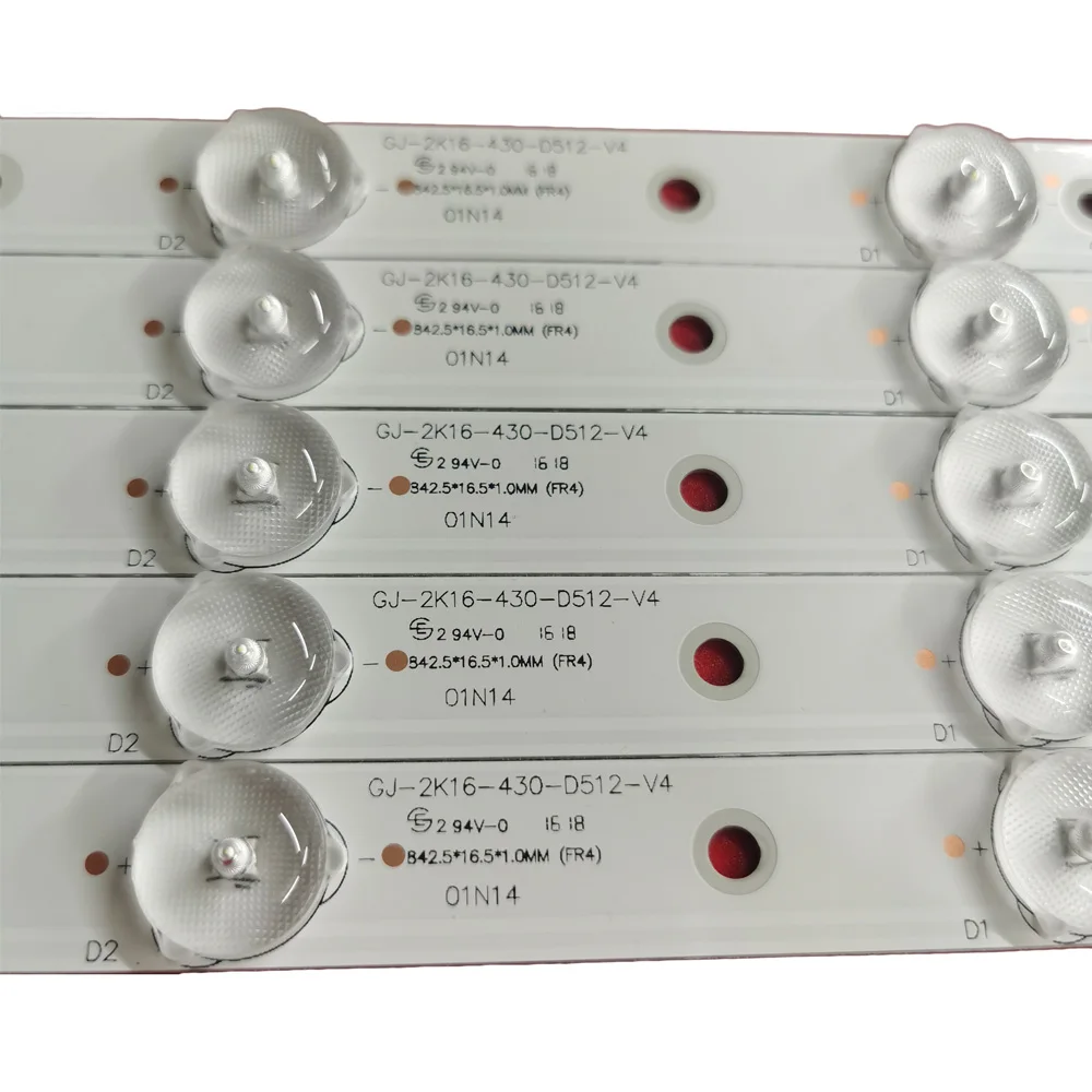 

LED backlight for GB-2K16-430-D512-HH 43PUS6401 12 43PUS6101 12 TPT430U3-EJISHM.G 1ps = 12ed