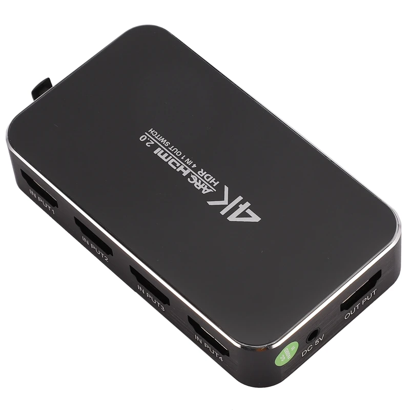 HDMI переключатель 2 0 4K 60 Гц HDR Сплиттер 4 в 1 выход o Extractor ARC & IR Control для PS3 PS4 HDTV US