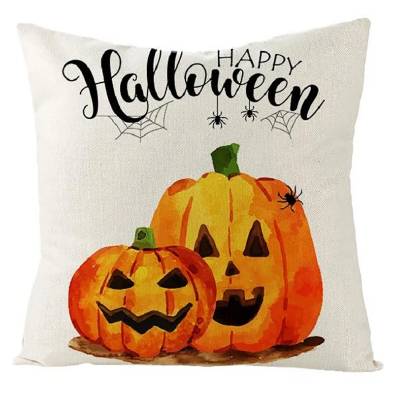 

Festival Decoration Halloween Polyester Print Pillowcase Car Sofa Cushion Cover Super Soft Comfortable Easy To Clean Dropship