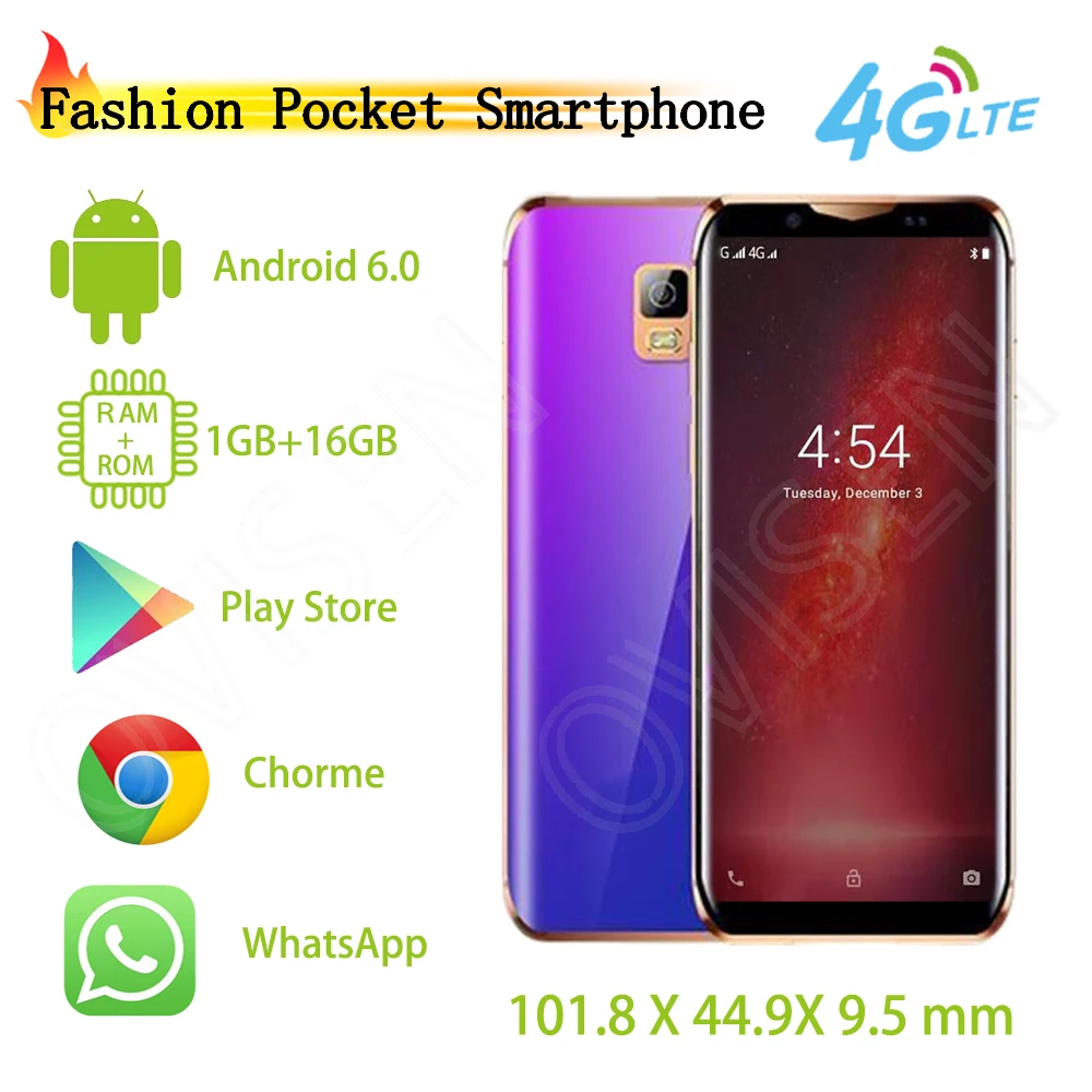 Super Pocket смартфон Anica i10s на базе Android 6 0 MTK6580 16 Гб ПЗУ Роскошный металлический каркас