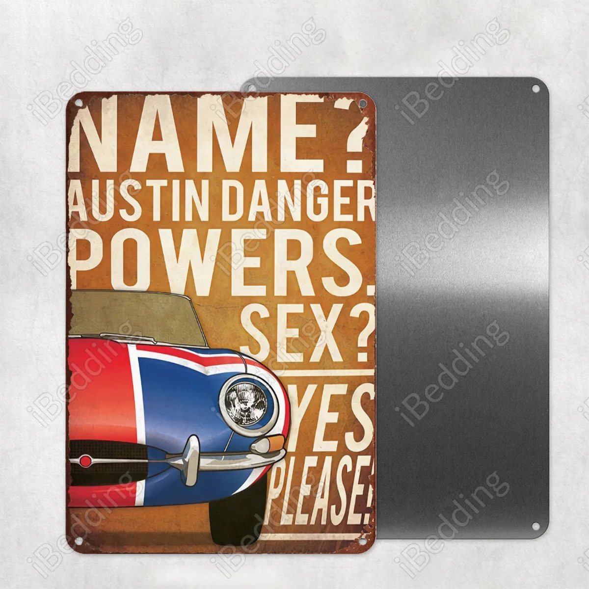 

Остин Powers 20x3 0 см винтажные металлические знаки под заказ номерные знаки Ретро табличка железная Живопись Домашний Декор