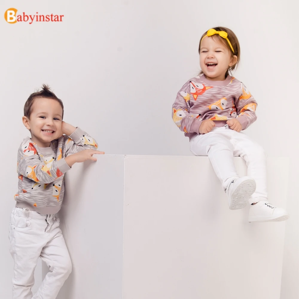 Распродажа 9 months to 3 years Old толстовка для мальчиков топы девочек одежда малышей