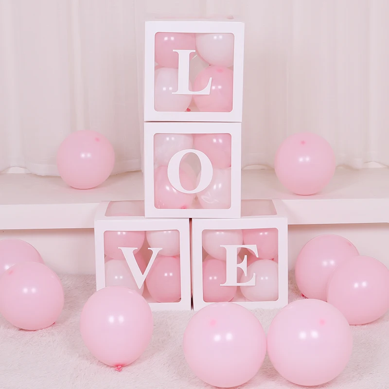 

Net Red Transparent Balloon Box Shopping Mall Window Decoration Birthday Party Wedding Wedding Room Romantic Scene Layout