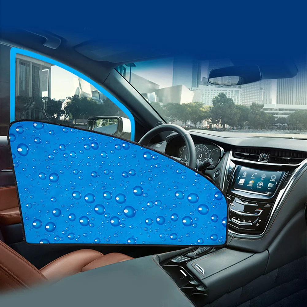 Heat Shield Car Magnetic Sunshade Right Left Water Drop Universal Side Visor Protector Curtains Single Layer Summer Sunscreen | Автомобили
