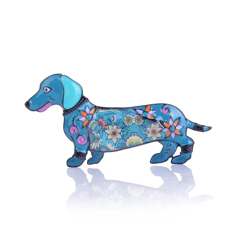 Cring Coco милые коричневые Броши таксы для детей, мужчин и женщин, маленькие эмалированные Броши из сплава с мультяшными собачками, Ювелирный шарф, броши разных форм