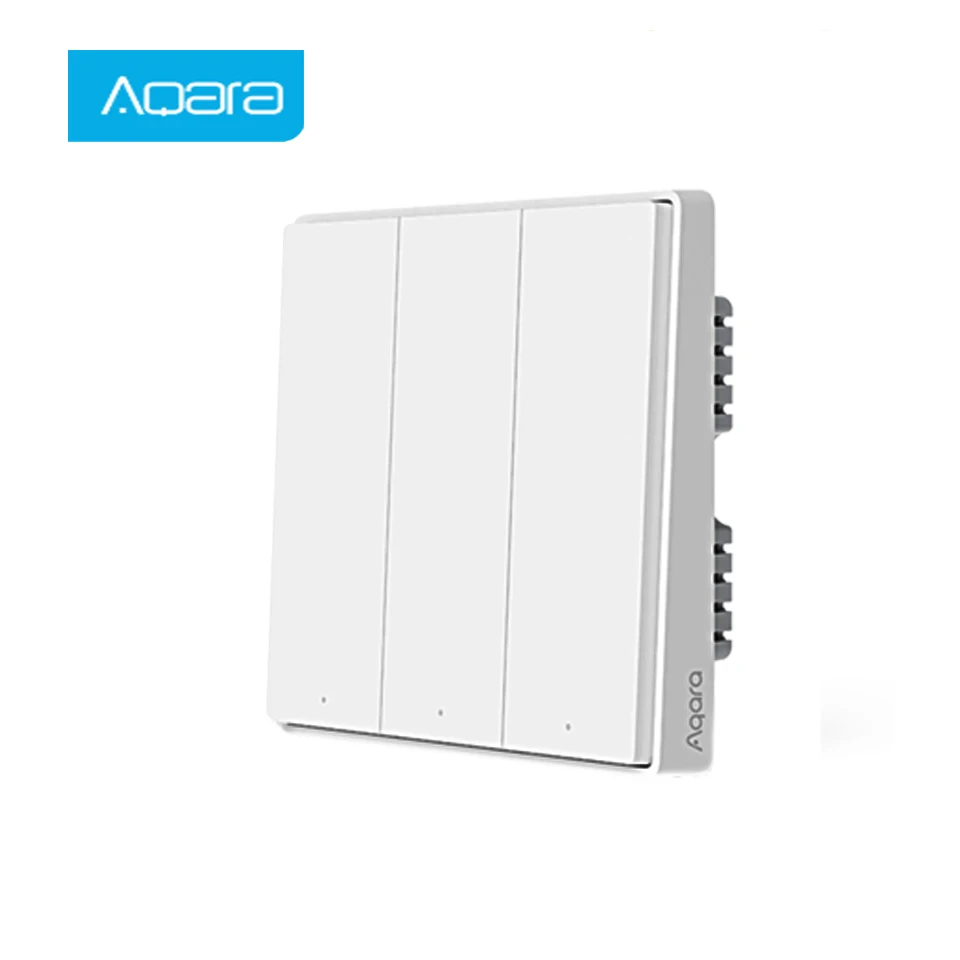 Умный настенный выключатель Aqara D1 Zigbee для умного дома Беспроводной Выключатель с