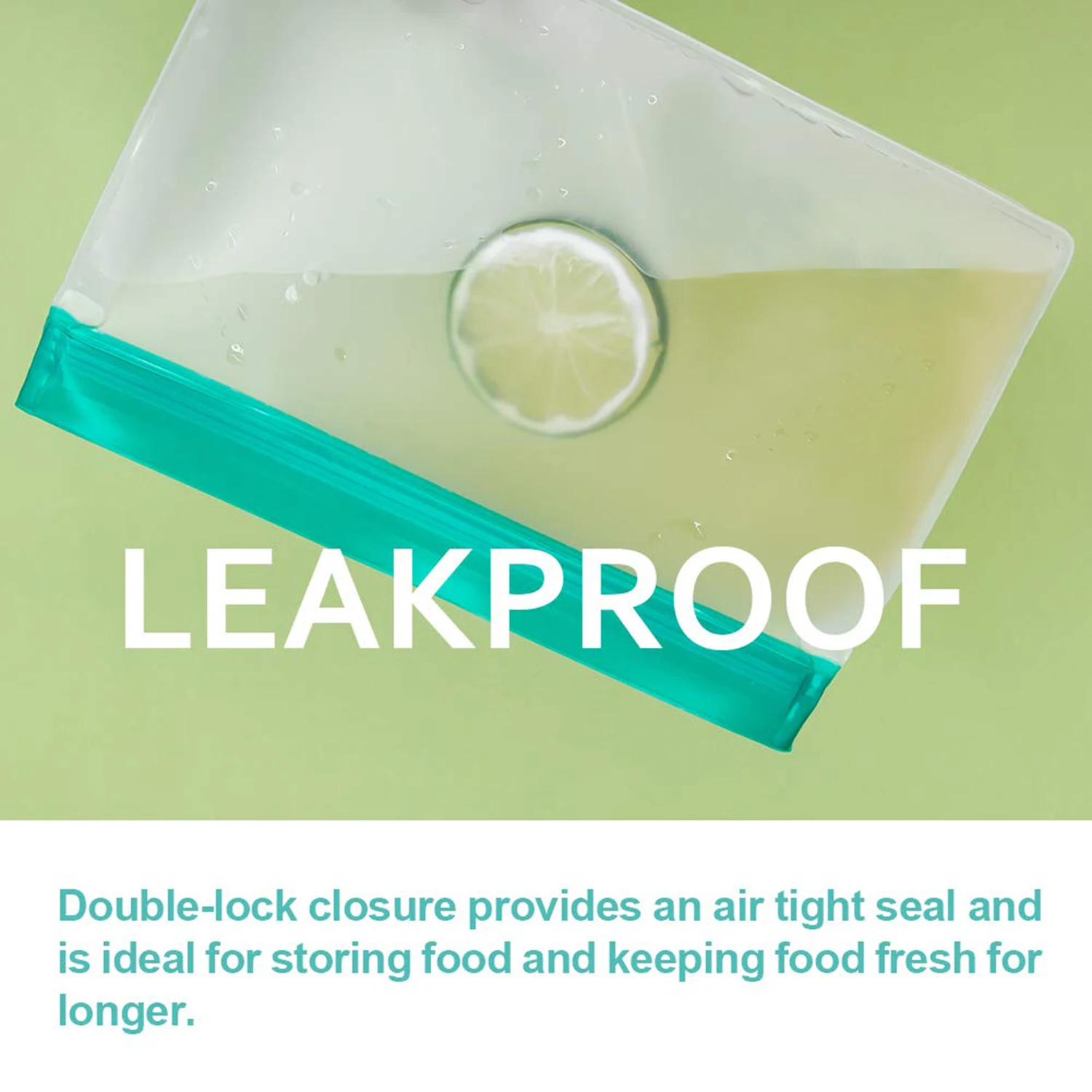 Многоразовая Экологически чистая морозильная камера с замком-молнией