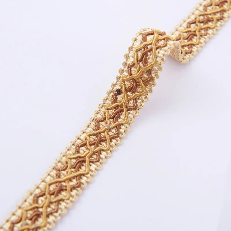 11.5M/lot Lace Ribbon Curtain Lamp Sofa Pillow Edge Tapestry Braid Trim Fringe 1.5CM Wide DIY Accessories For Sewing | Дом и сад