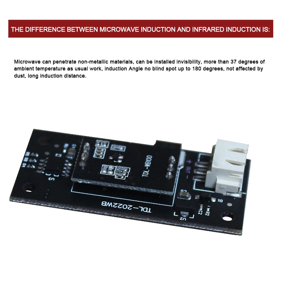 A18-- Radar Sensor Module Microwave Body Induction Module 24GHz CDM324 Radar Induction Switch Sensor Module