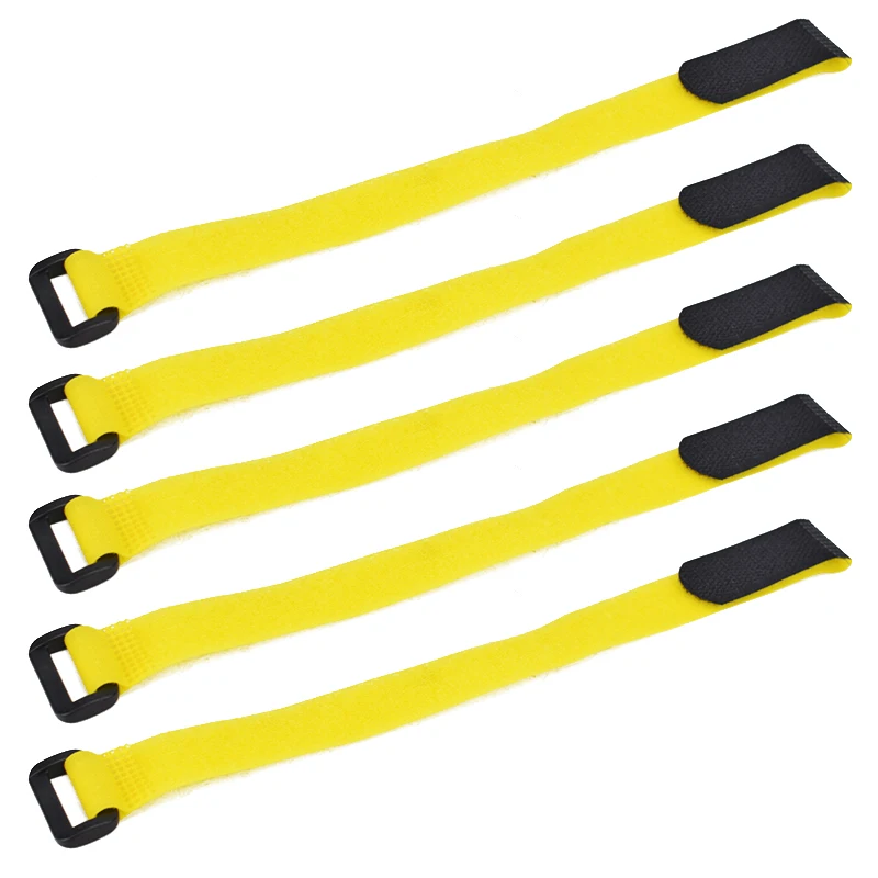 20X300mm yellow 5 шт./партия, держатель для руля велосипеда, держатель для велосипедного фонарика, веревка, повязки, универсальный нейлоновый липкий галстук, фиксированные элементы, Ручка велосипеда - Цвет: 20X300mm yellow