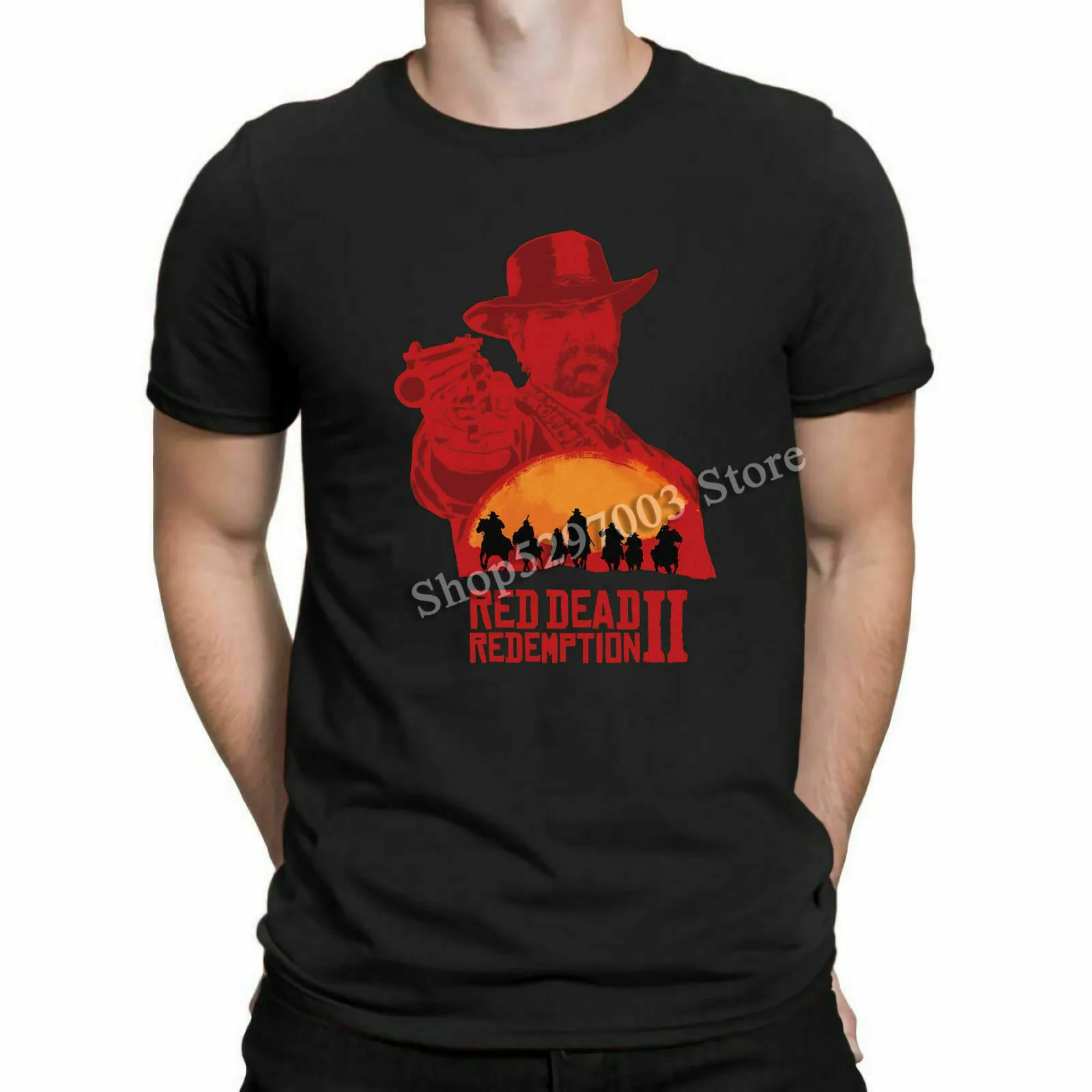 Новая забавная футболка Rdr2 Red Dead Redemption S 3Xl стильная круглая футболка|Мужские