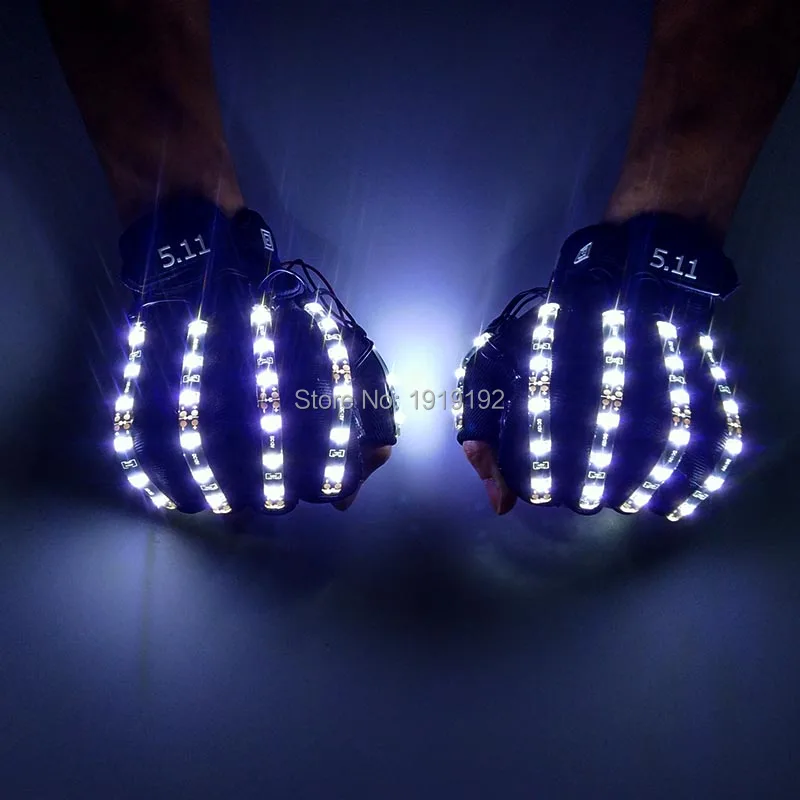 Светодиодные перчатки для вечерние 6 цветов|Сверкающие товары вечеринки| |